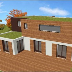 Etude pour une maison bois à Meaux dans le 77