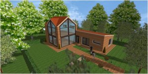 Style / Plan maison bois moderne contemporaine cubique ou design