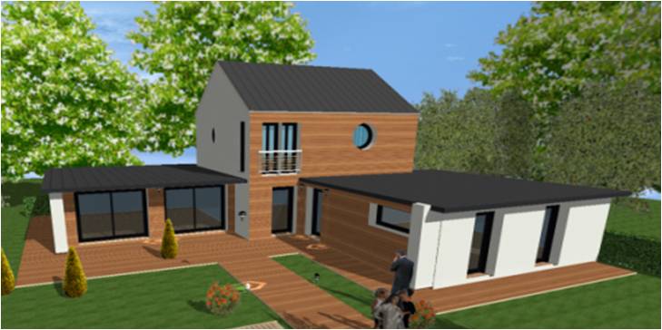 Nouvelles Maisons Bois Modernes Contemporaines Ecologique et Bioclimatique en ile de france et yvelines 78