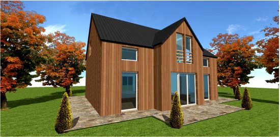 Maison en autoconstruction pour autoconstructeur ossature bois Maison en autoconstruction pour autoconstructeur ossature bois