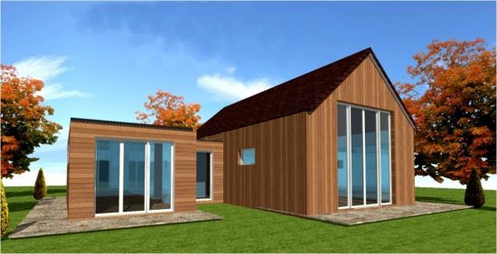 Prix de construction d une maison ossature bois dès 1200 euros/m²