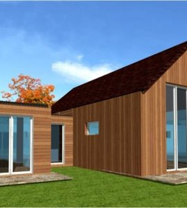 Projet de maison bois dans le 78 Yvelines en Vallee de Chevreuse