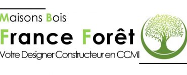 logo maisons france foret constructeur architecte maison bardage et ossature bois en ile de france