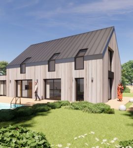 Architecte Maison Bois Ossature et Bardage Bois