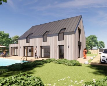 Architecte Maison Bois Ossature et Bardage Bois