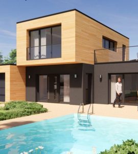 Devis Prix et Tarif de Votre Maison Bois Ossature ou Bardage Bois.
