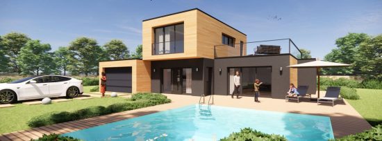 Devis Prix et Tarif de Votre Maison Bois Ossature ou Bardage Bois.