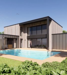 Maison Bois Ecologique Bioclimatique Passive Positive RE 2020