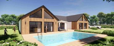 Projet d'une Maison Bois Design à Barbizon proche de Milly, Ury, Oncy et Fontainebleau