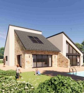 Une Maison Bois Contemporaine a la Ville du Bois