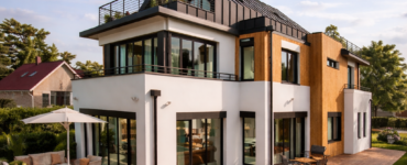 Villa 230 - Constructeur Maison Ecologique Bardage Bois Zinc d'Architecte Hauts de Seine 92