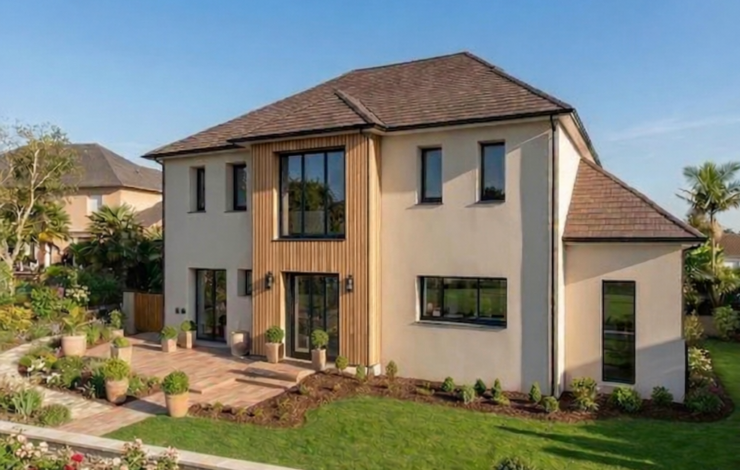 Villa 80 Constructeur Maison Bois Sur Mesure Architecte Moderne 4 pans Design Seine Saint Denis 93