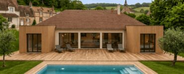 constructeur de maison bois moderne toit plat architecte Magny les Hameaux, Saint Remy les Chevreuse, Chevreuse, Versailles, le Chesnay, Viroflay