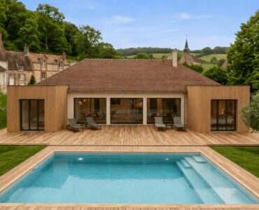 constructeur de maison bois moderne toit plat architecte Magny les Hameaux, Saint Remy les Chevreuse, Chevreuse, Versailles, le Chesnay, Viroflay